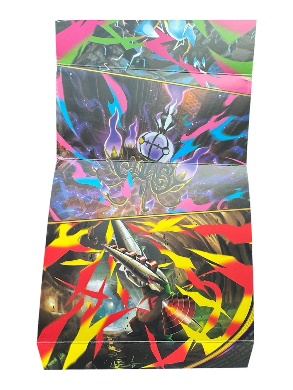 Pokemon Mega Evolution Pitch Black Elite Trainer Box(EMPTY BOX)- Silver & Black